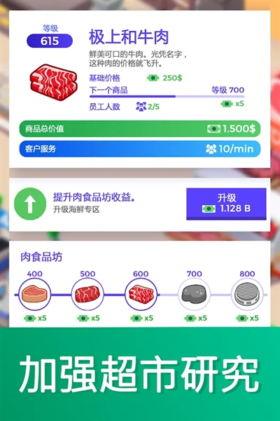 闲置超市大亨无限金币钻石截图1