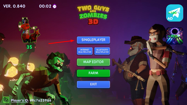 两个家伙和僵尸3D联机