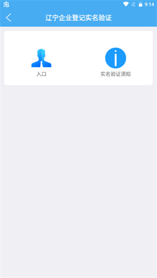 辽宁企业登记实名验证截图1