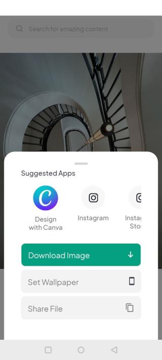 Pexels app