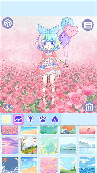 魔幻粉彩女孩萌拼平台截图1