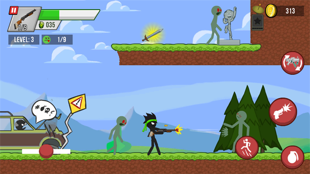 Stick vs Zombies截图1