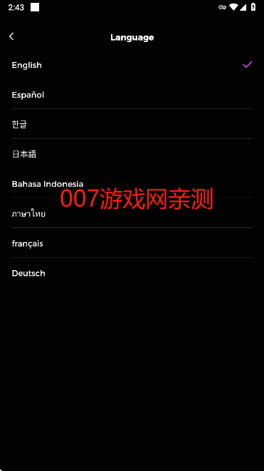 MiniShorts短剧语言列表 MiniShorts短剧语言列表