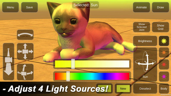 3D模拟猫咪游戏截图1