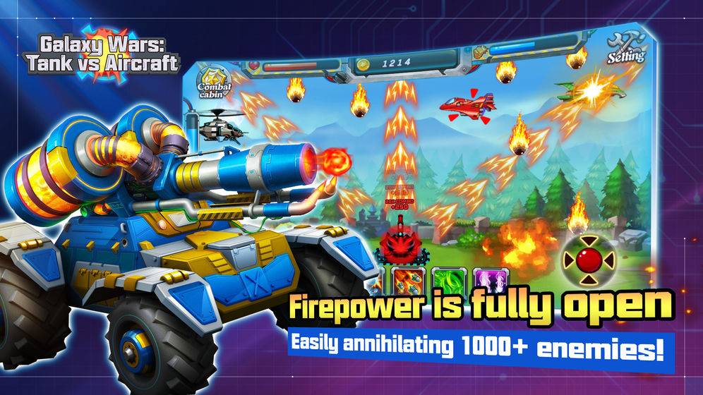 Galaxy Wars Tank vs Aircraft手游截图3