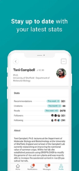 ResearchGate安卓app版截图1