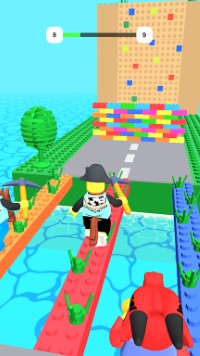 方块人组合赛跑截图2