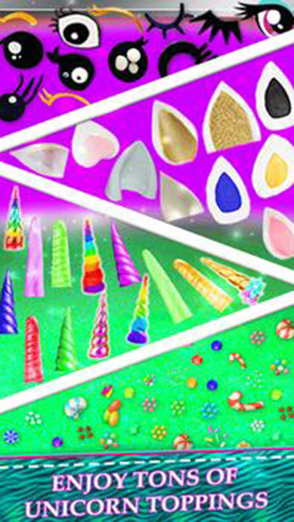 彩虹独角兽甜点截图1